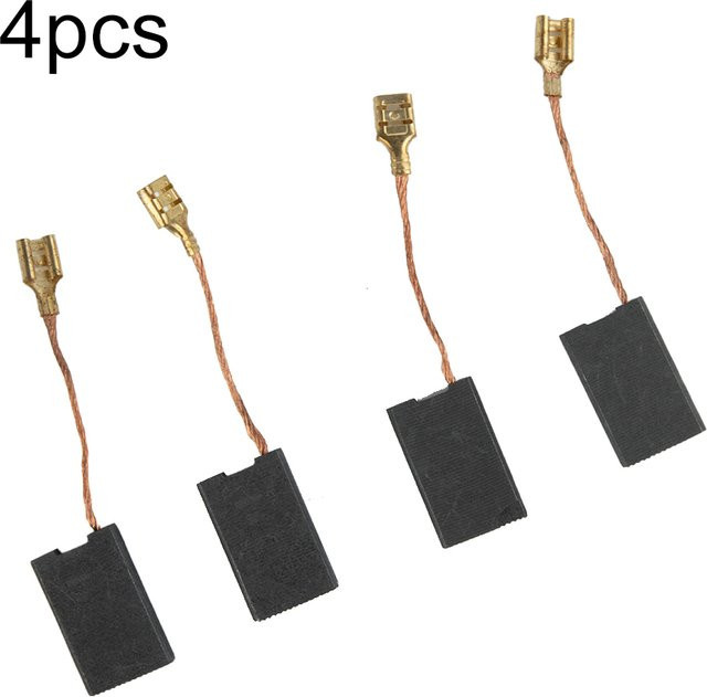 Bosch Kohlebürsten Set 4 Stück für GSH11E, Farbe Schwarz, B/T/H: 6,3 x 16 x 26 mm - Bild 1