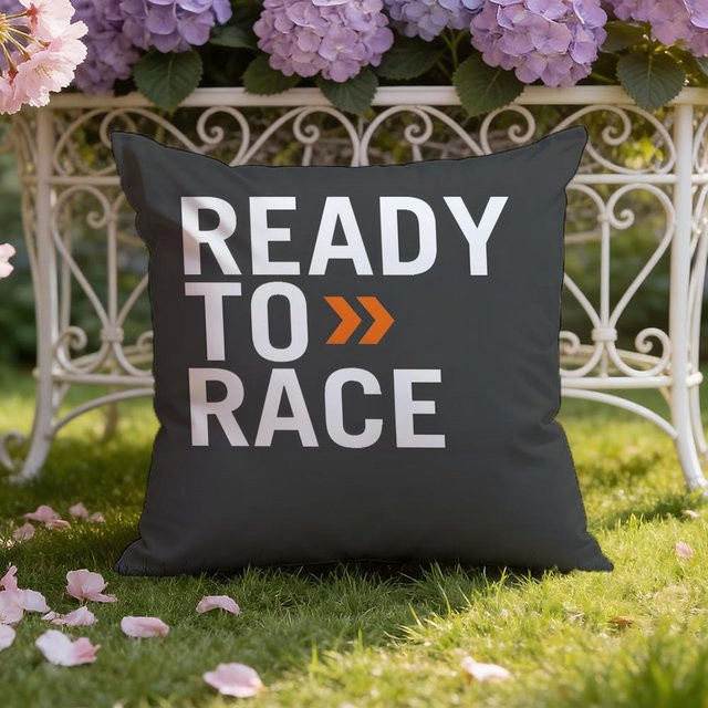 KTM RTR Logo Kissenbezug ZX Blanket, schwarz, quadratisch, B/B/B: 30 x 30 x 30 cm - Bild 1