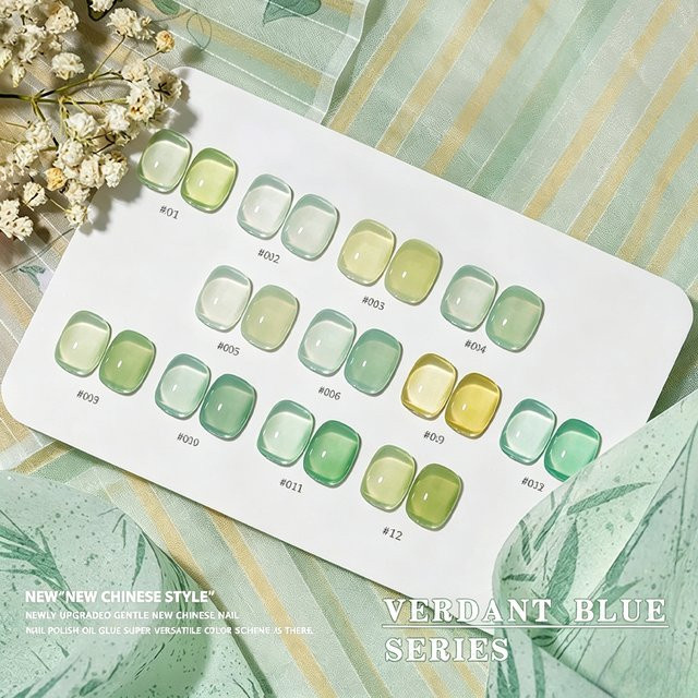 Miss Mianel Gel-Nagellack, Gelb-Grün, Glänzend, 12 ml - Bild 1
