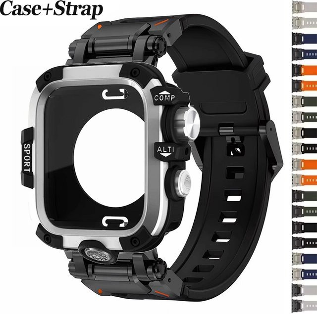 FancyWrist Uhrenarmband Silikon, Schwarz, Unisex - Bild 1