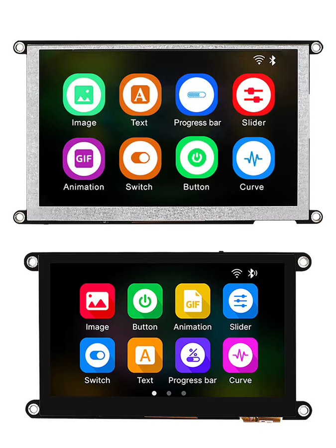 diymore ESP32-S3 Entwicklungsplatine mit 4,3 bis 5 Zoll IPS LCD-Anzeigemodul, kapazitiver Touchscreen, WiFi und Bluetooth, Schwarz - Bild 6