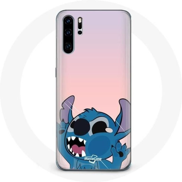 Handyhülle für Huawei P30 Pro mit Stitch the Nose in the Air Motiv in Rosa - Bild 1