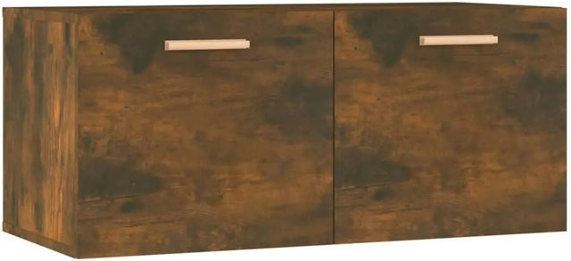 vidaXL Wandschrank in Räuchereiche mit skandinavischem Design, B/T/H: 80 x 35 x 36,5 cm - Bild 1