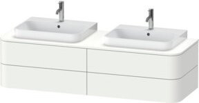 Duravit Waschtischunterschrank Happy D.2 Plus ohne Aufsatz, Weiß matt, B/T/H: 160 x 40,8 x 55 cm - Bild 1