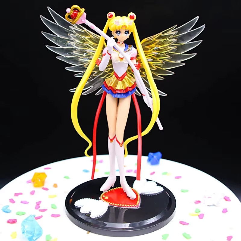 Bandai Sailor Moon Tsukino Usagi Anime Figur, Action Modell Spielzeug - Bild 2