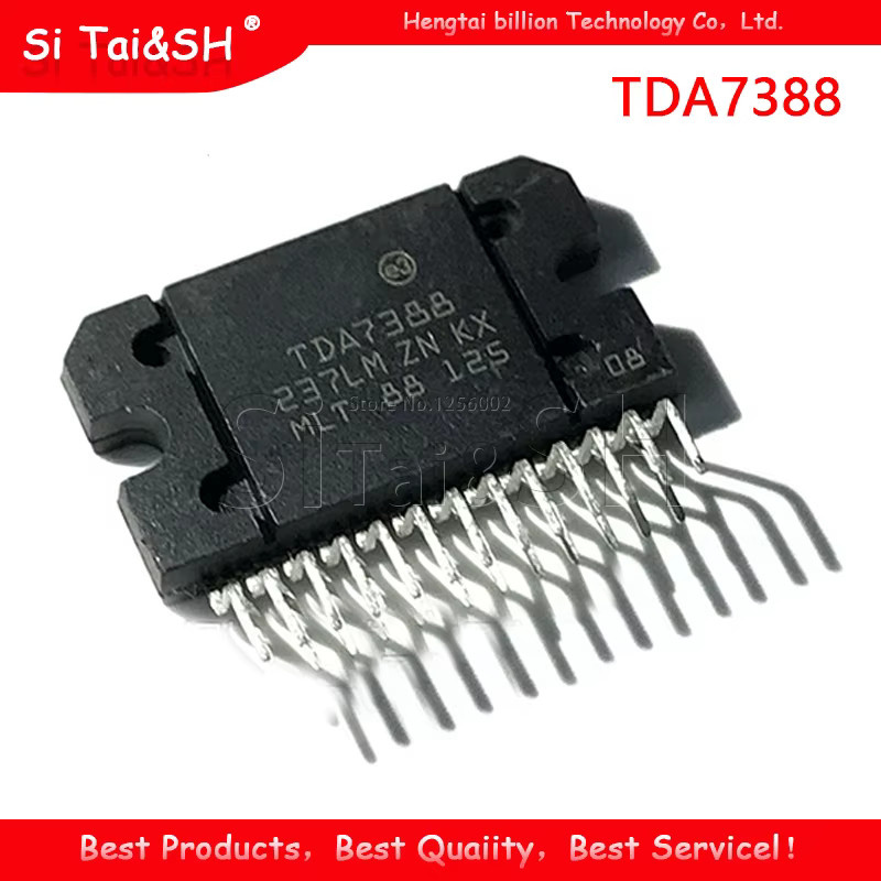 Molewei TDA7388A Quad Bridge Autoradio-Verstärker 42W in Schwarz - Bild 2