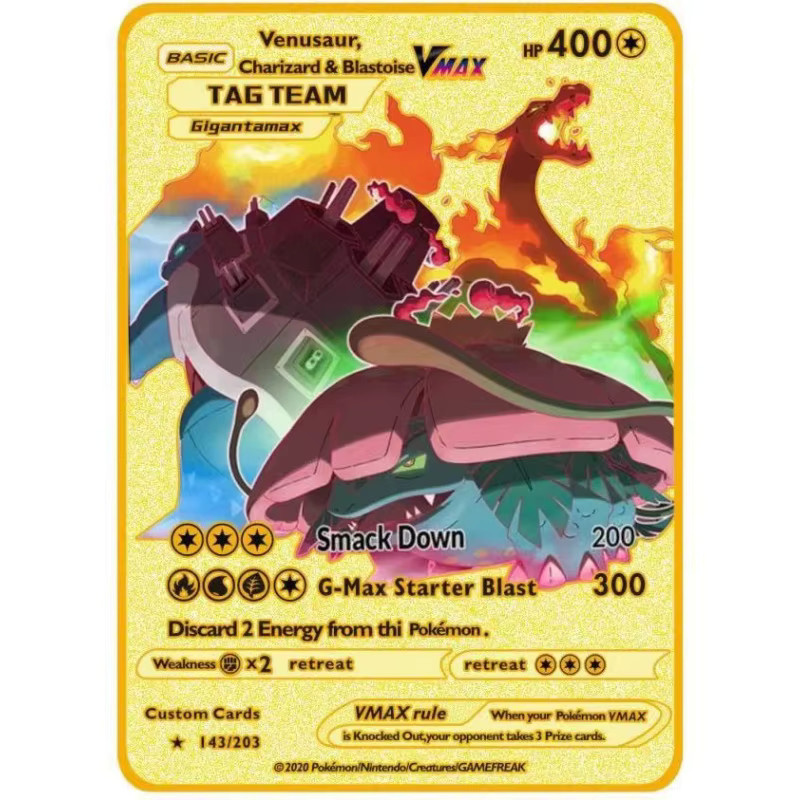 Bandai Pokémon Metallkarte, Englisch, Bunt / Mehrfarbig - Bild 3