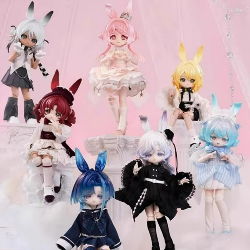 COME4FREE Bangni Rabbit Meteorological Star Language BJD bewegliche Puppe, Blind Box, 1/12 Figur - Bild 2