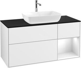 V&B Waschtischunterschrank Finion in Weiß lackiert, Breite: 120 cm, Tiefe: 50,1 cm, Höhe: 50,1 cm - Bild 1