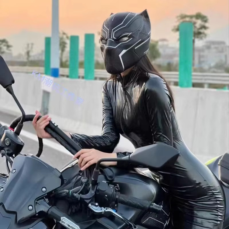 Marvel Black Panther-Helm, Avengers-Cosplay-Maske, Maßstab 1:1 - Bild 3