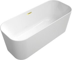 Villeroy & Boch Freistehende Badewanne Finion in Weiß, Oval, B/T: 170 x 70 cm - Bild 1