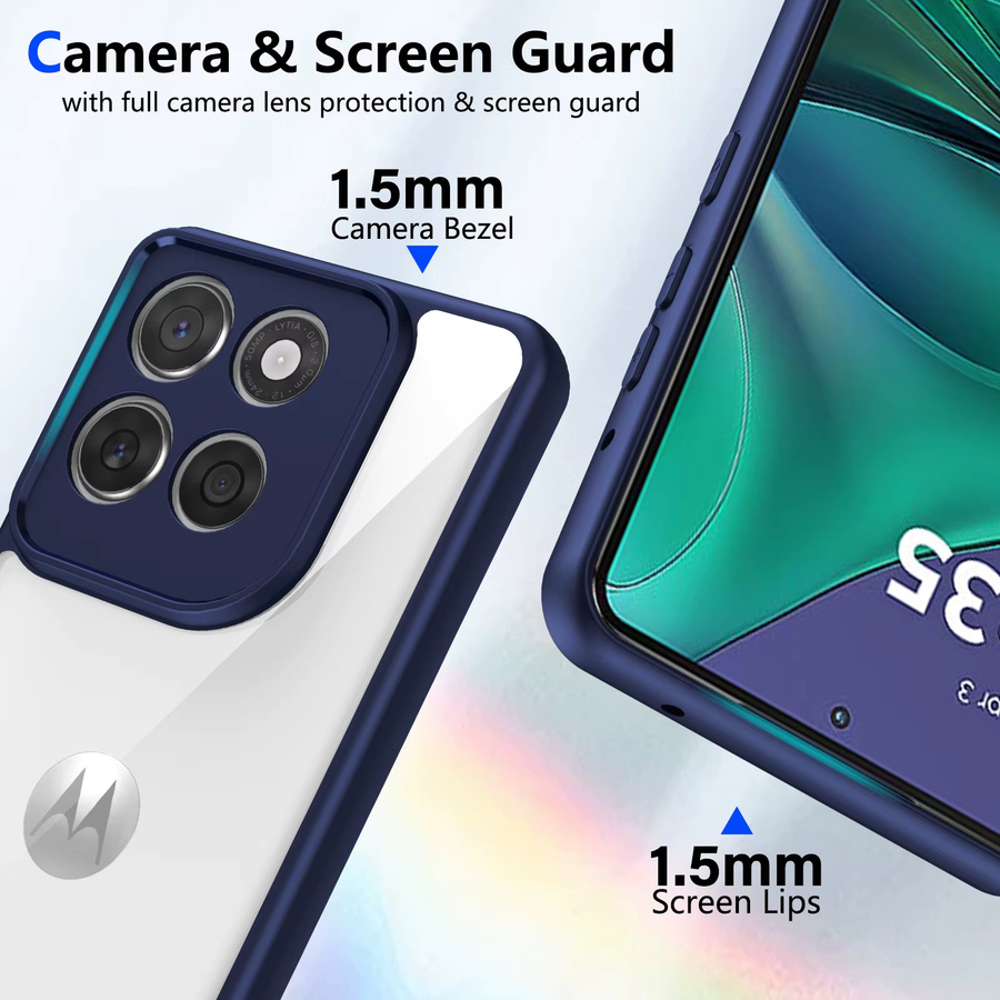 Transparente TPU Schutzhülle für Motorola Moto Edge 60 Stylus, Fusion 50, Fusion Neo, Ultra Pro 40 Neo und Moto S50 Neo mit Anti-Drop-Funktion - Bild 3