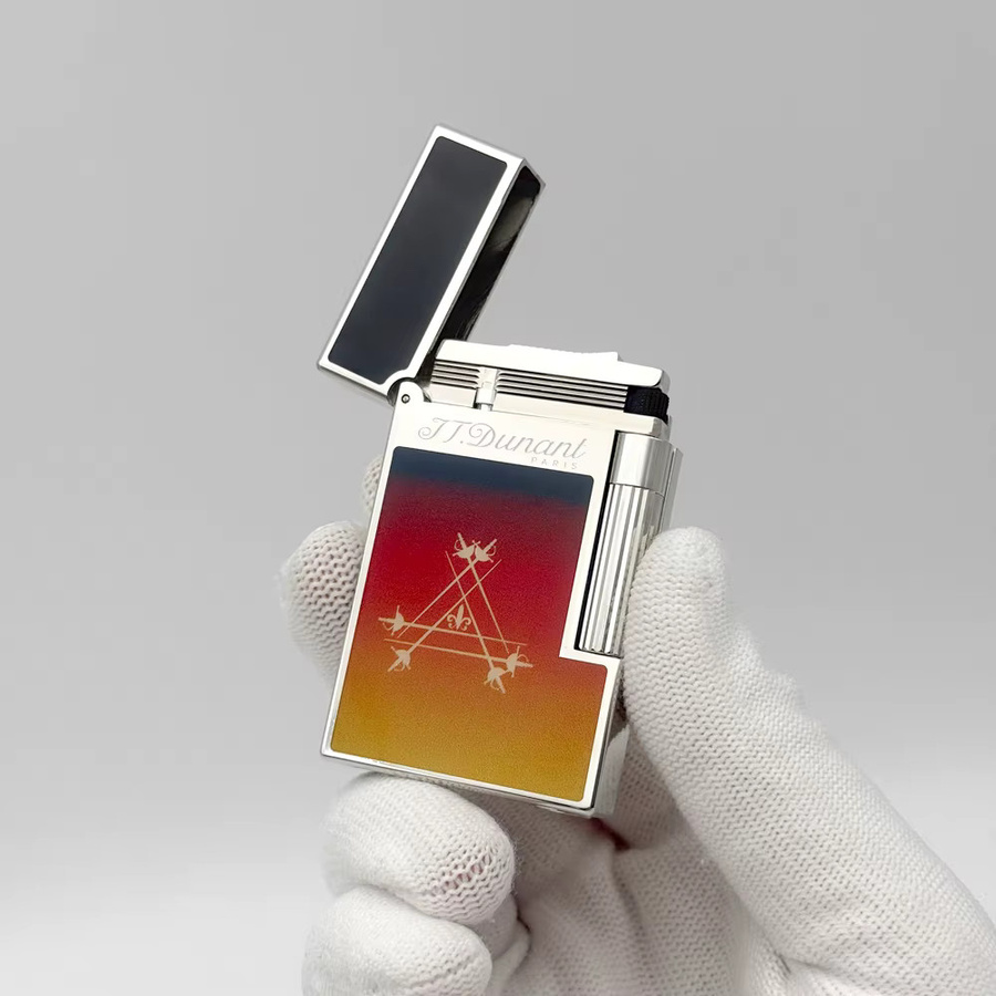 Montecristo Metallfeuerzeug Constellation Knight in Schwarz, Silber und Multicolour mit klarem Knackgeräusch als Zigarrenzubehör - Bild 2