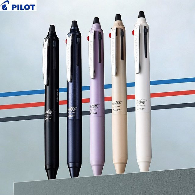 Pilot Frixion Synergy Radierbarer Kugelschreiber 3-Farben Schwarz Blau Rot 0,4 mm - Bild 1