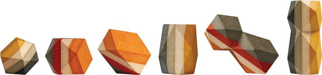 Plantoys GEO Stapelblöcke, Holz, ab 3 Jahre - Bild 1