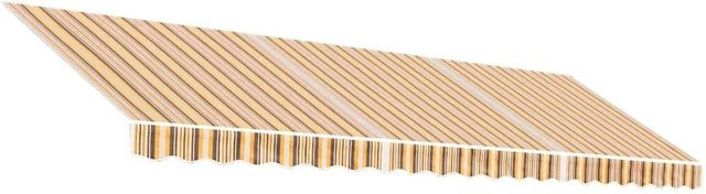 Furnicato Markisenbespannung aus Polyester, Mehrfarbig Gestreift, B: 345 cm, H: 345 cm - Bild 1