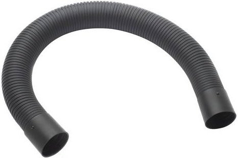 Weller Absaugarm flexibel in Schwarz, Durchmesser: 60 mm, Länge: 0,7 m - Bild 1