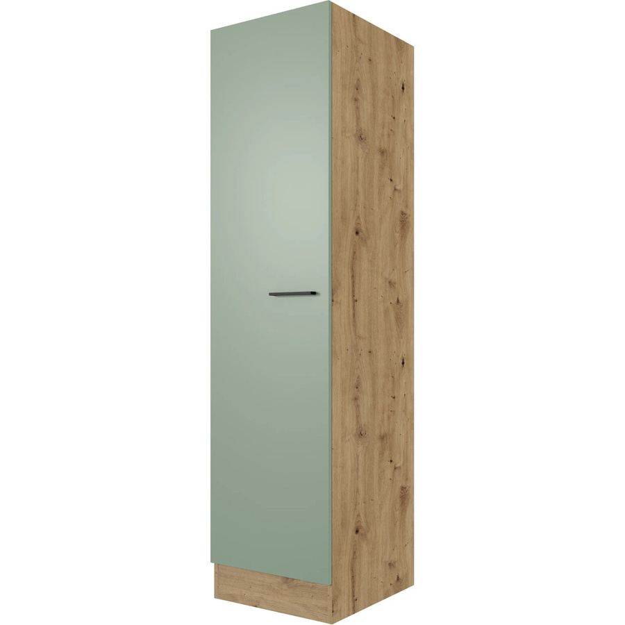 Flex-Well Küchenschrank Cara Schilfgrün matt und Artisan Eiche, B/H/T: 50 x 200 x 57 cm - Bild 2