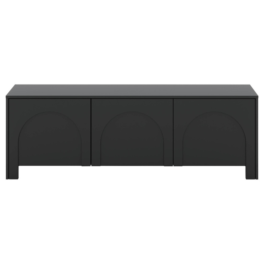 WIPMEB TV-Lowboard ARCO modern in Schwarz matt B/H/T: 150 x 49 x 35 cm - Bild 3
