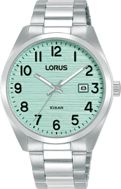 Lorus Herrenuhr, Quarz, Edelstahl, Grün, 38 mm, 10 ATM - Bild 1