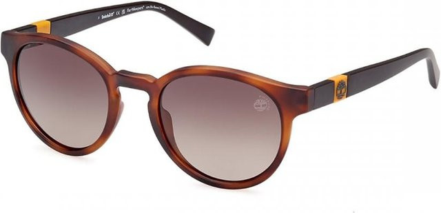 Timberland TB9323 Sonnenbrille, Herren, Vollrand, Round, Brown, Acetate, polarisiert - Bild 1