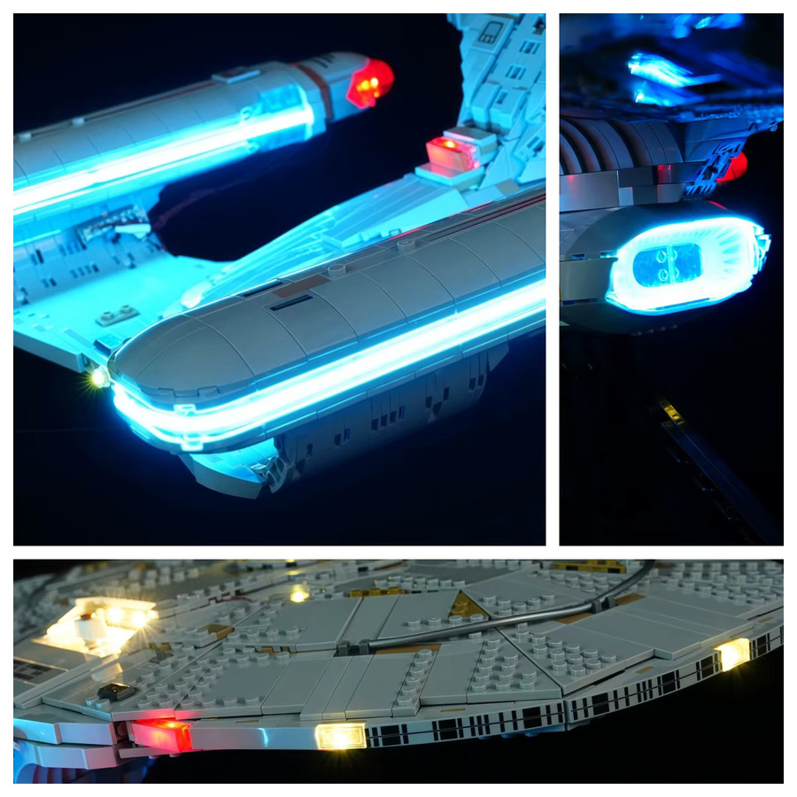 LEGO Star Trek U.S.S. Enterprise NCC-1701-D, Dekorative Lampe, LED - Bild 4