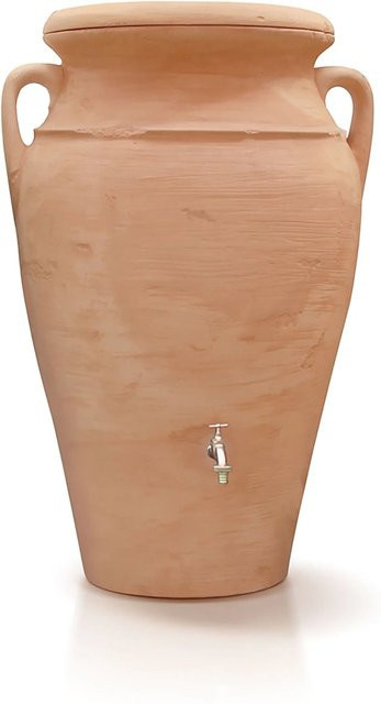 Arves Regentonne Amphore Helena 300 in Terra Antik mit seitlicher Auslauföffnung und Kindersicherung - Bild 1
