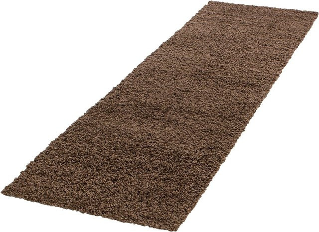 Ayyildiz Hochflorteppich Life Braun Shaggy-Stil B/L: 80 x 150 cm - Bild 1
