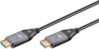goobay Optisches Hybrid Ultra High-Speed HDMI Kabel AOC 8K 60Hz in Schwarz und Grau - Bild 1