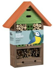 Erdtmann's Insektenhotel aus Holz, Mehrfarbig, B/T/H: 28 x 21 x 7 cm - Bild 1