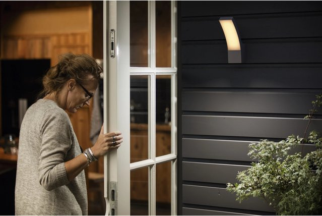 Philips Splay LED-Wandleuchte in Anthrazit mit warmweißem Licht - Bild 1
