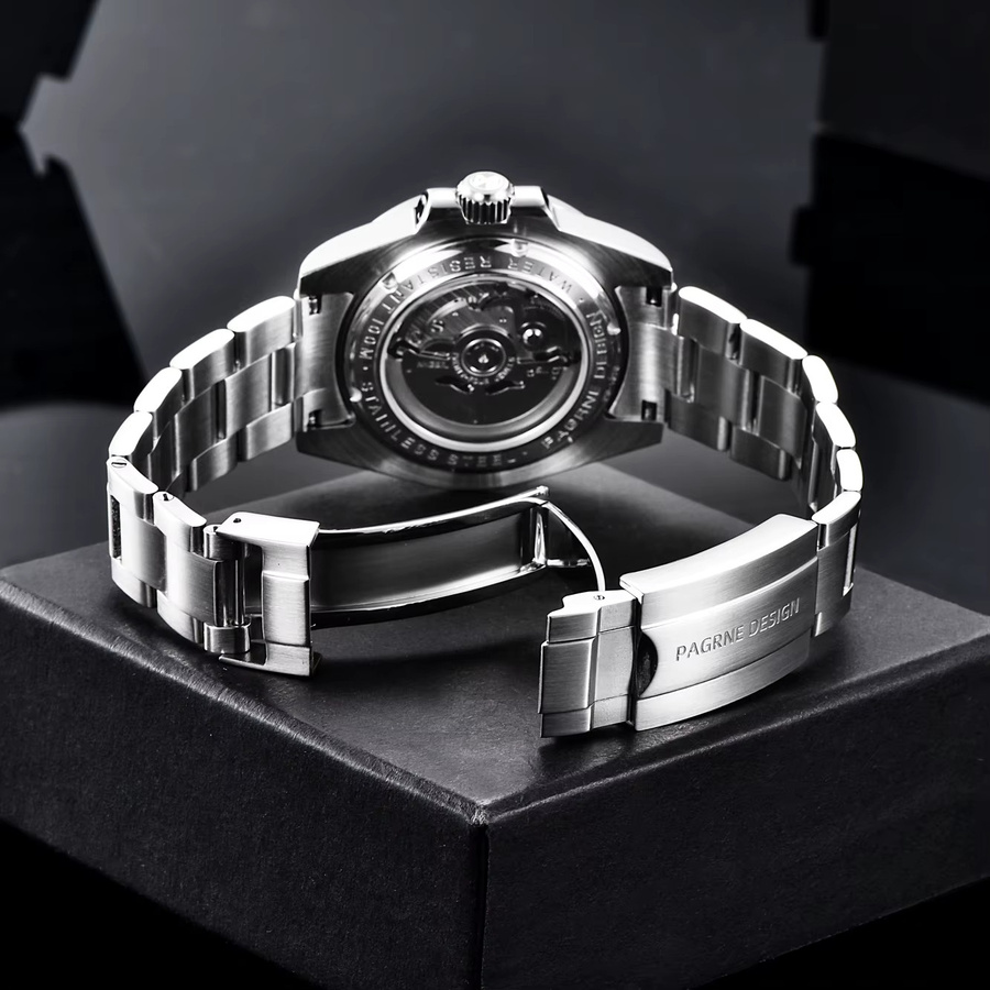 PAGRNE DESIGN Armbanduhr, Automatik, Edelstahl, Saphirglas, 40 mm, Herren - Bild 5