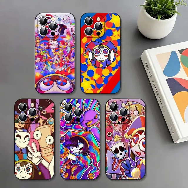 Anime The Amazing Digital Circus Handyhülle für Samsung Galaxy A37 A57 F06 M16 A26 A56 A36 A06 A35 A55 A25 A24 A15 A54 A34 A14 in Multicolour - Bild 1