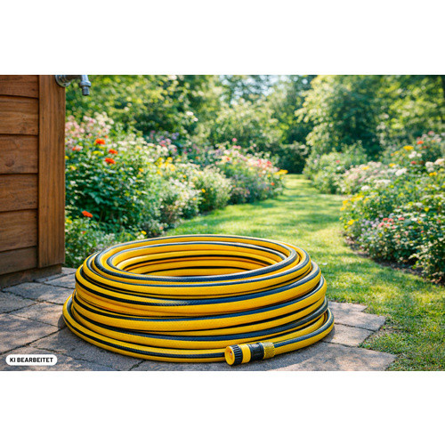Mr. GARDENER Tricotgewebeschlauch Classic Plus in Gelb, Länge: 20 m, 1/2 Zoll - Bild 2