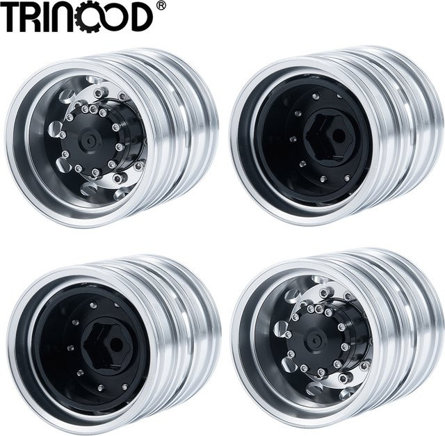 Trinood Hinterradfelge, 1:14, Metall, Grau, Zubehör - Bild 1