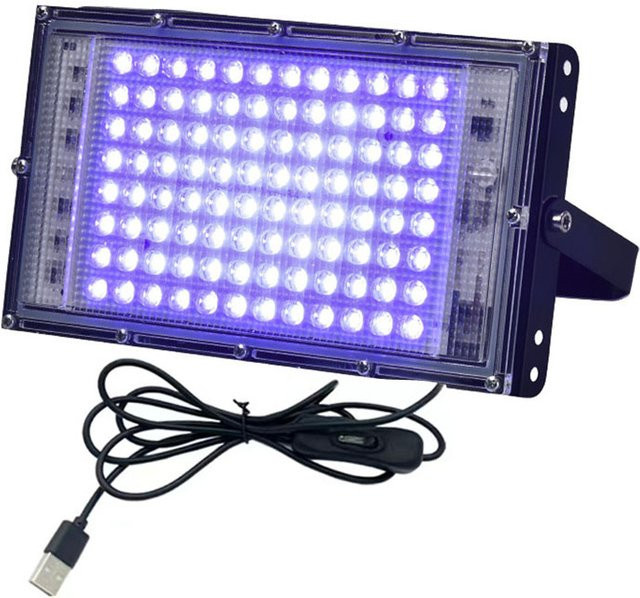 Vusum USB UV Aushärtungslampe 10W Lila mit 395nm und 405nm für Fluoreszenz-Erkennung und Harz-Aushärtung - Bild 1