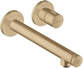 Hansgrohe Axor Uno Select UP-Waschtisch-Einhebelmischer in Brushed Bronze, wandmontiert, Ausladung 22,1 cm - Bild 1