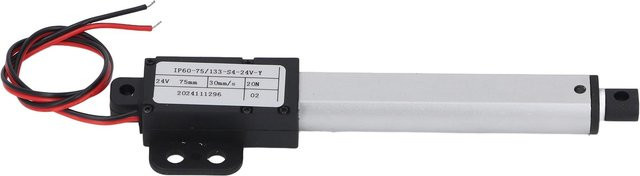 Painter Mini Linearaktuator mit Flügeln 24V DC Automatischer Teleskop-Elektro-Linearaktuator Silber, Hub: 30 mm, Schubkraft: 20 N - Bild 1