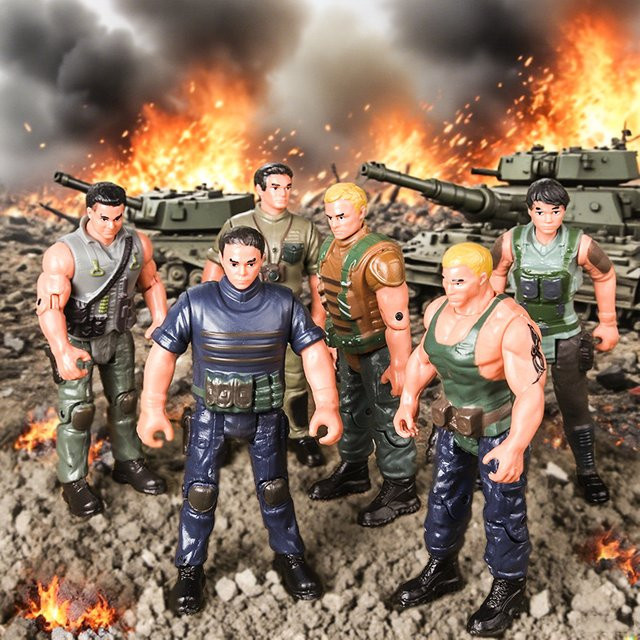 Oenux Explorer Soldaten-Actionfigur Polizist, 1/12 Maßstab - Bild 1