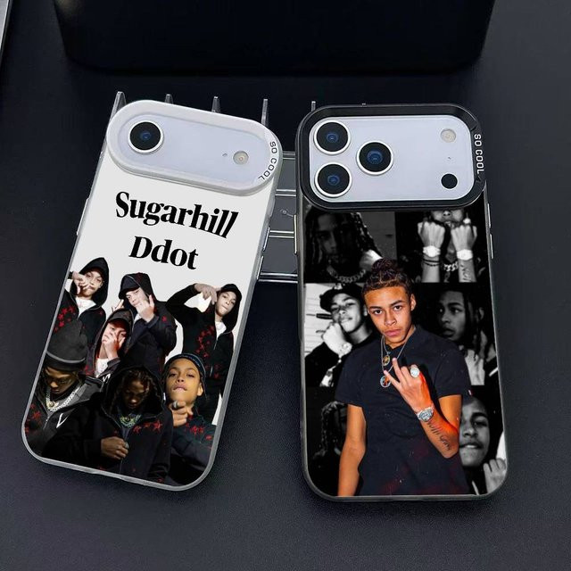 Rapper Dd Osama Handyhülle für Apple iPhone 12 13 14 15 16 17 Pro Max Plus in Multicolour mit Protect Plating Design - Bild 1