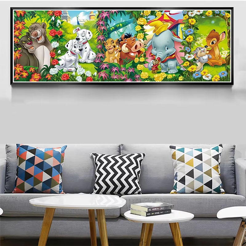 Potdemiel Diamantmalerei Nordlichter 5D Stickerei-Set als Kreuzstich-Mosaik Bild in Multicolor, Breite: 45,0 cm, Höhe: 15,0 cm - Bild 2