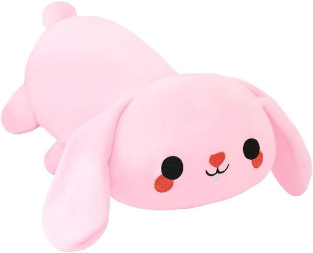 Wucifang Bags Gewichtetes Kaninchen Plüschtier, Rosa, ab 3 Jahren - Bild 1