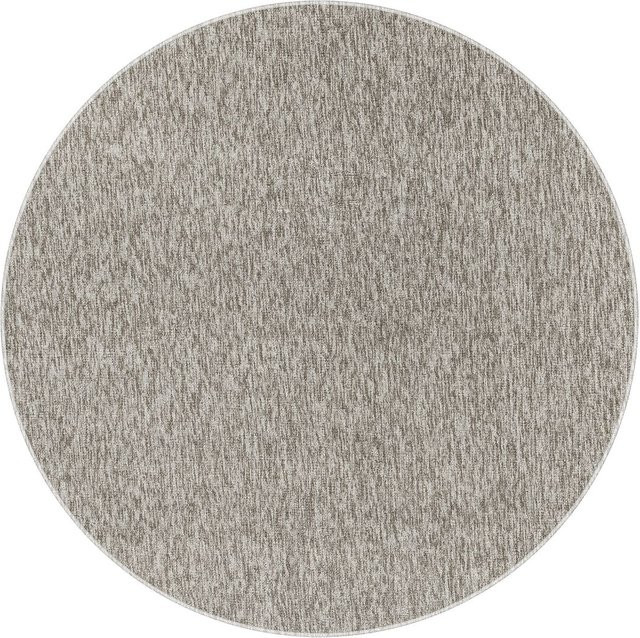 Ayyildiz Kurzflorteppich Nizza 1800 in Beige, modern und meliert, rund, Durchmesser: 200 cm - Bild 1