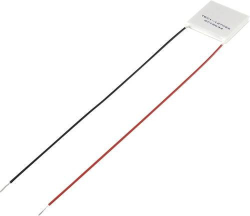 TRU Components TEC1-127060 Peltier-Element 15.4 V/DC 6A 51.4W B/B/H: 40 x 40 x 3.6 mm - Bild 1