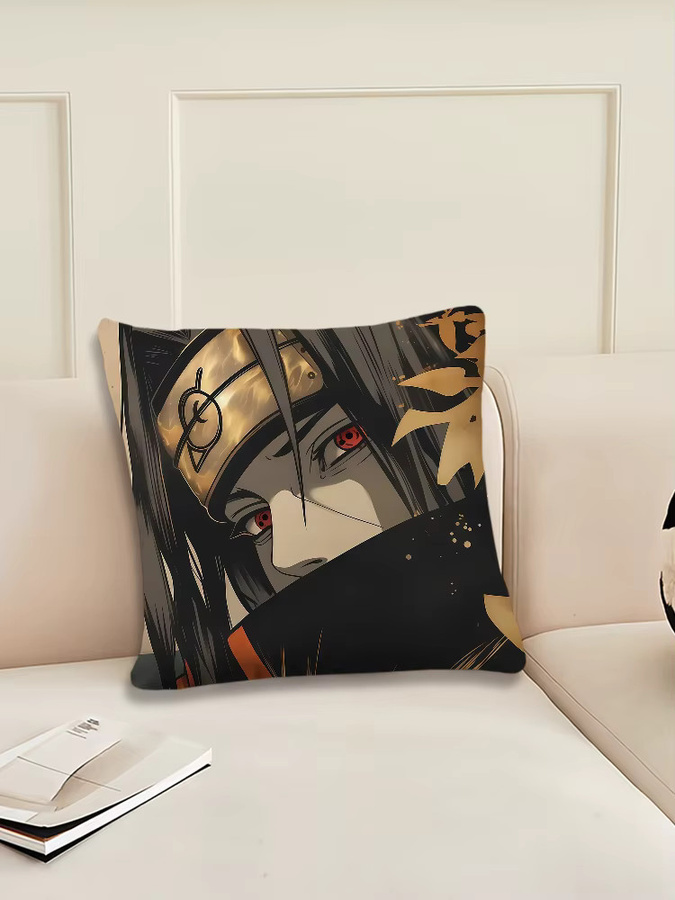 Naruto Anime Kissenbezug Itachi Uchiha quadratisch, mehrfarbig, B/H: 30 x 30 cm - Bild 6