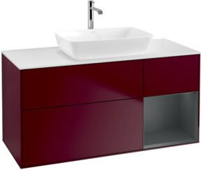 V&B Waschtischunterschrank Finion in Weiß lackiert, Breite: 120 cm, Tiefe: 50,1 cm, Höhe: 50,1 cm - Bild 1