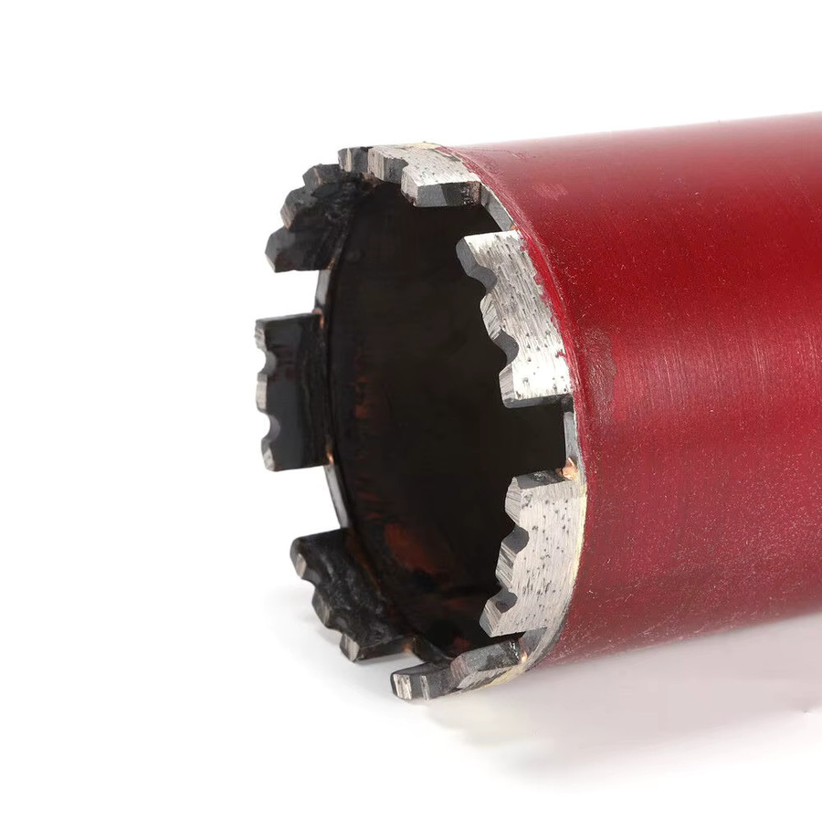 CNCEST Diamant-Kernbohrer für trockenes und nasses Bohren in Beton, Farbe: Rot - Bild 5