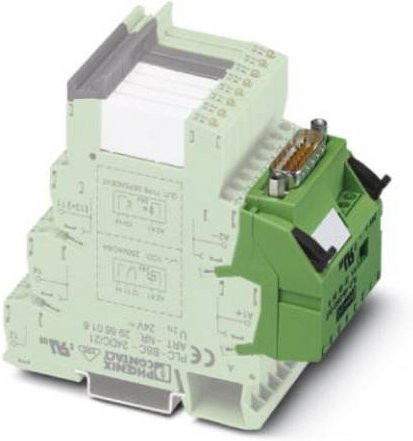 Phoenix Contact Adapter 2296087 PLC-V8/D15B/IN in Grün - Bild 1