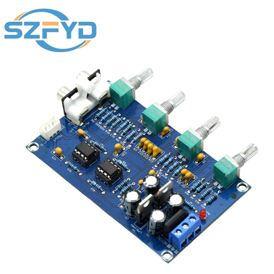SZFYDOSH XH-M164 NE5532 Bass Treble Tone Control Vorverstärker – Einstellbares Audio-Equalizer DIY-Kit mit Lautstärkeregelung - Bild 2