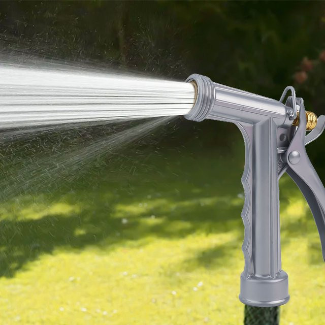 Vibratite Hochdruck-Gartenschlauchdüse mit Pistolengriff und verstellbarem Sprühstrahl zur Reinigung und Bewässerung - Bild 1